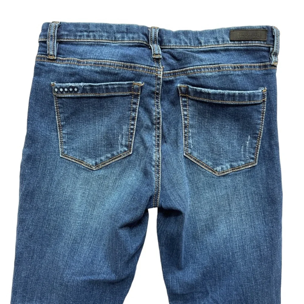 Blank NYC Intro Distressed Raw Hem Skinny Ankle Length Jeans Size 27